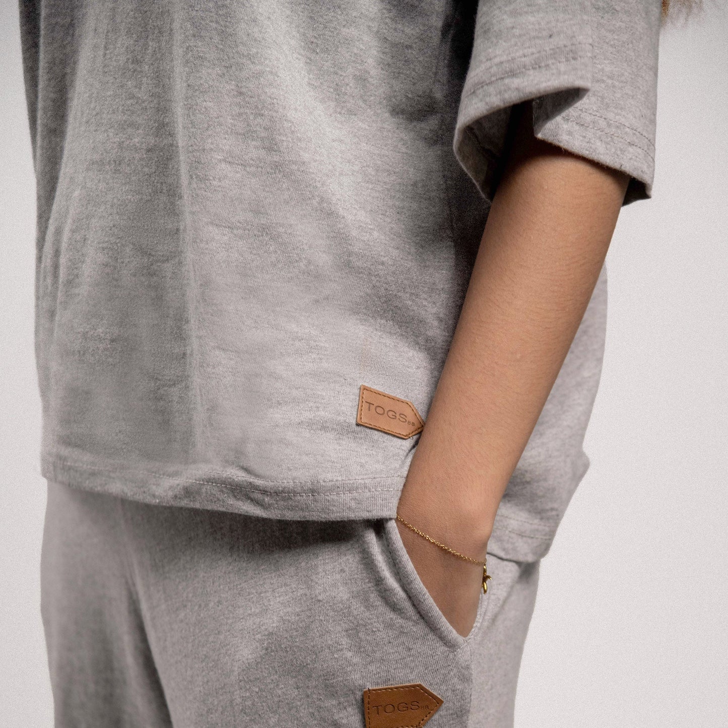 Pretty Solid T Shirt — Grey (Box Fit Women)