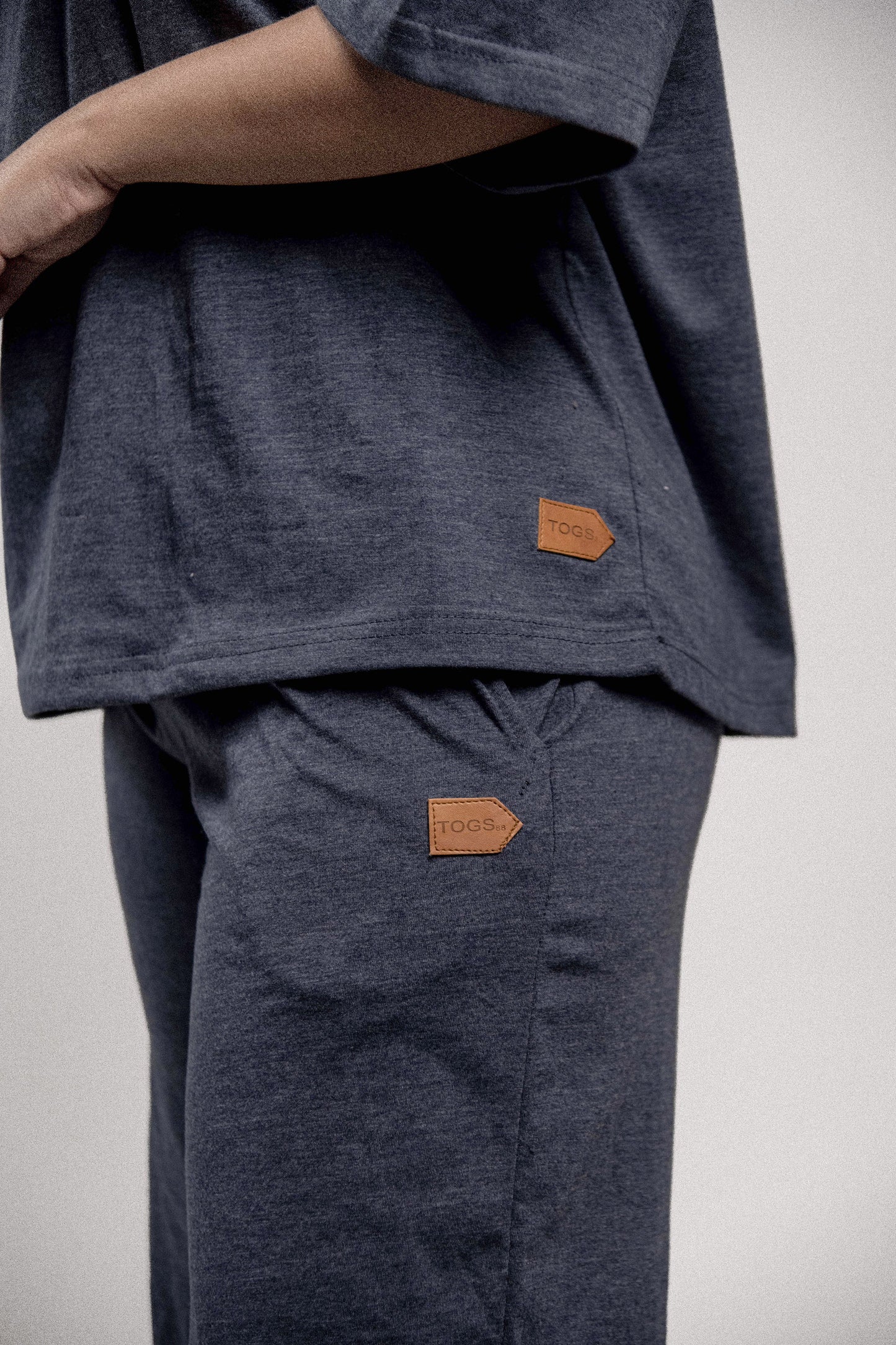 Pretty Solid Trouser — Navy Blue (Wide Legged Women)