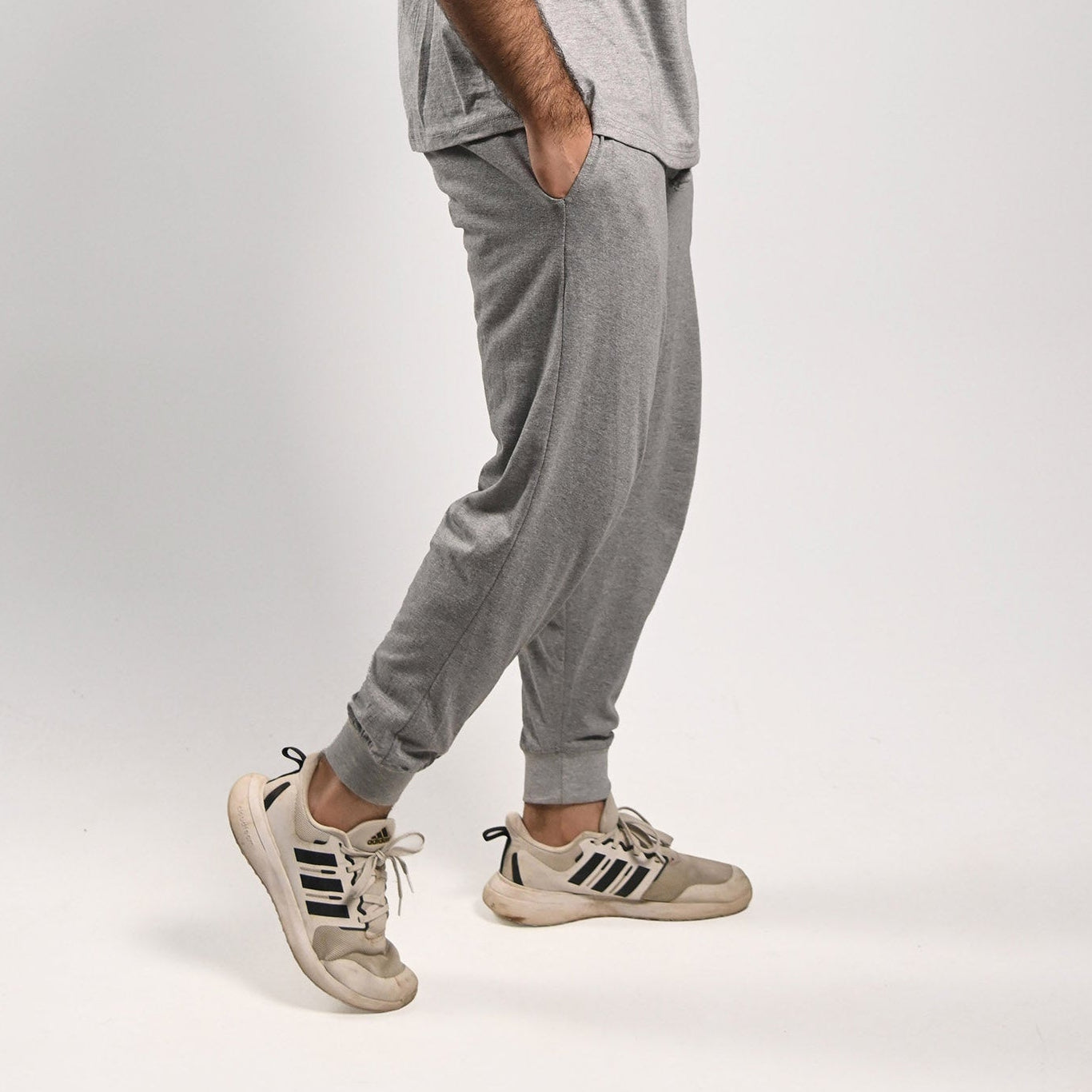 Pretty Solid Jogger Pants — Grey (Men and Women)
