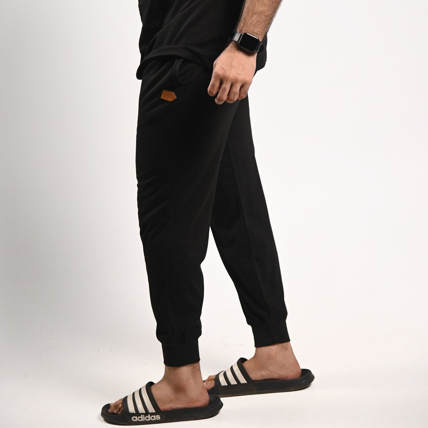 Pretty Solid Jogger Pants — Black (Men and Women)