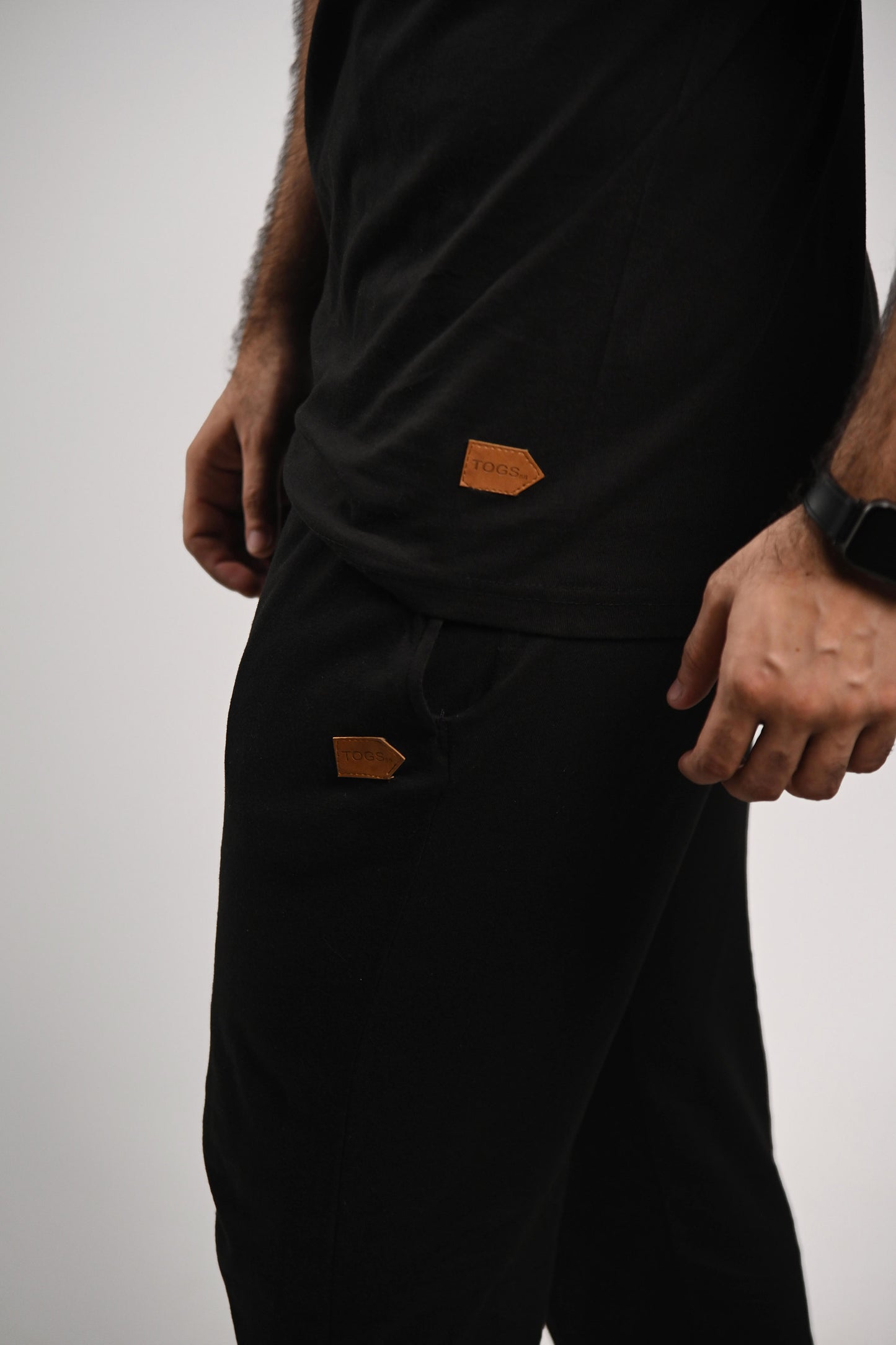 Pretty Solid Relaxing Trouser — Black (Men and Women)