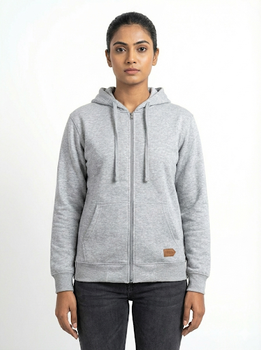 TOGS Essential Zip Hoodie (LIGHT GREY)