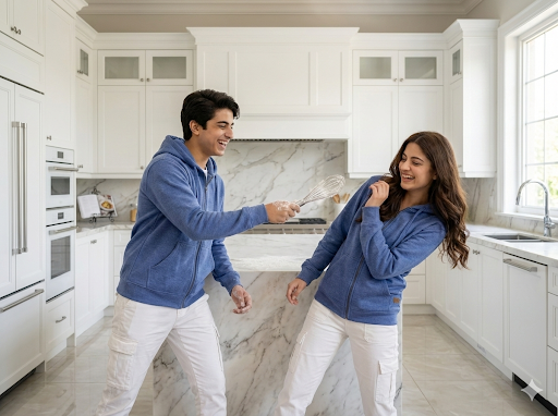 TOGS Essential Zip Hoodie (POWDER BLUE)