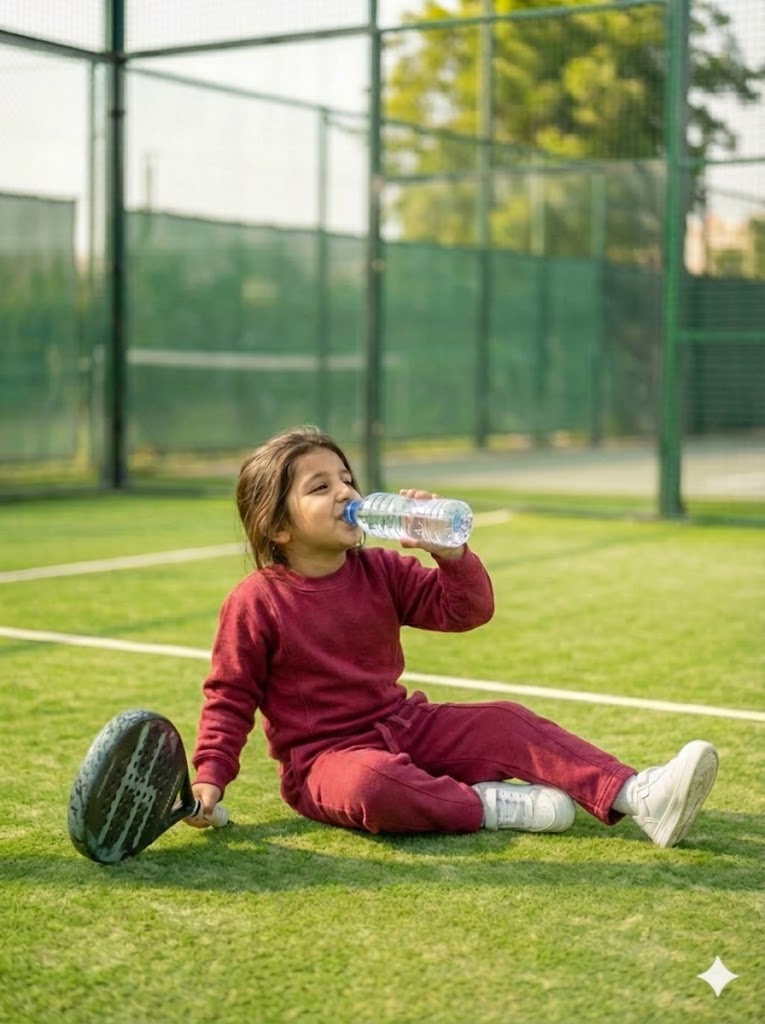 Deep Red Fleece Sweat Set Kids