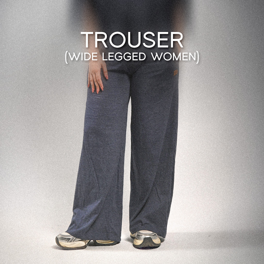 Pretty Solid Wide Legged Trousers — Women