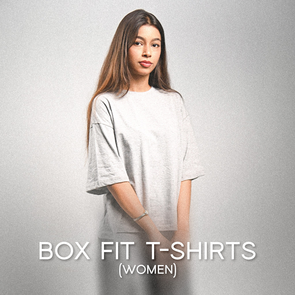 Pretty Solid Box Fit T Shirts — Women