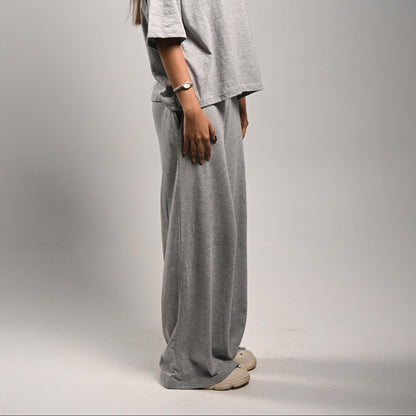 Pretty Solid Trouser — Grey (Wide Legged Women)