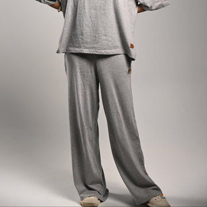 Pretty Solid Trouser — Grey (Wide Legged Women)