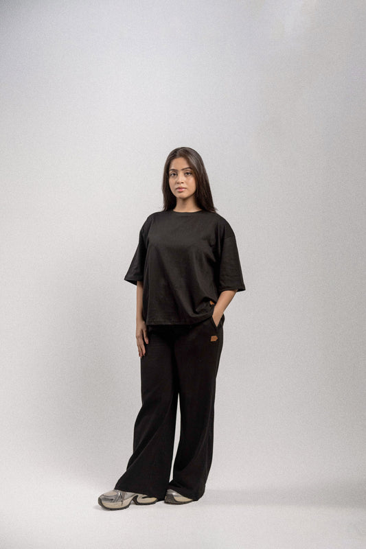 Pretty Solid Wide-Leg Trouser + T-Shirt Bundle (Women)