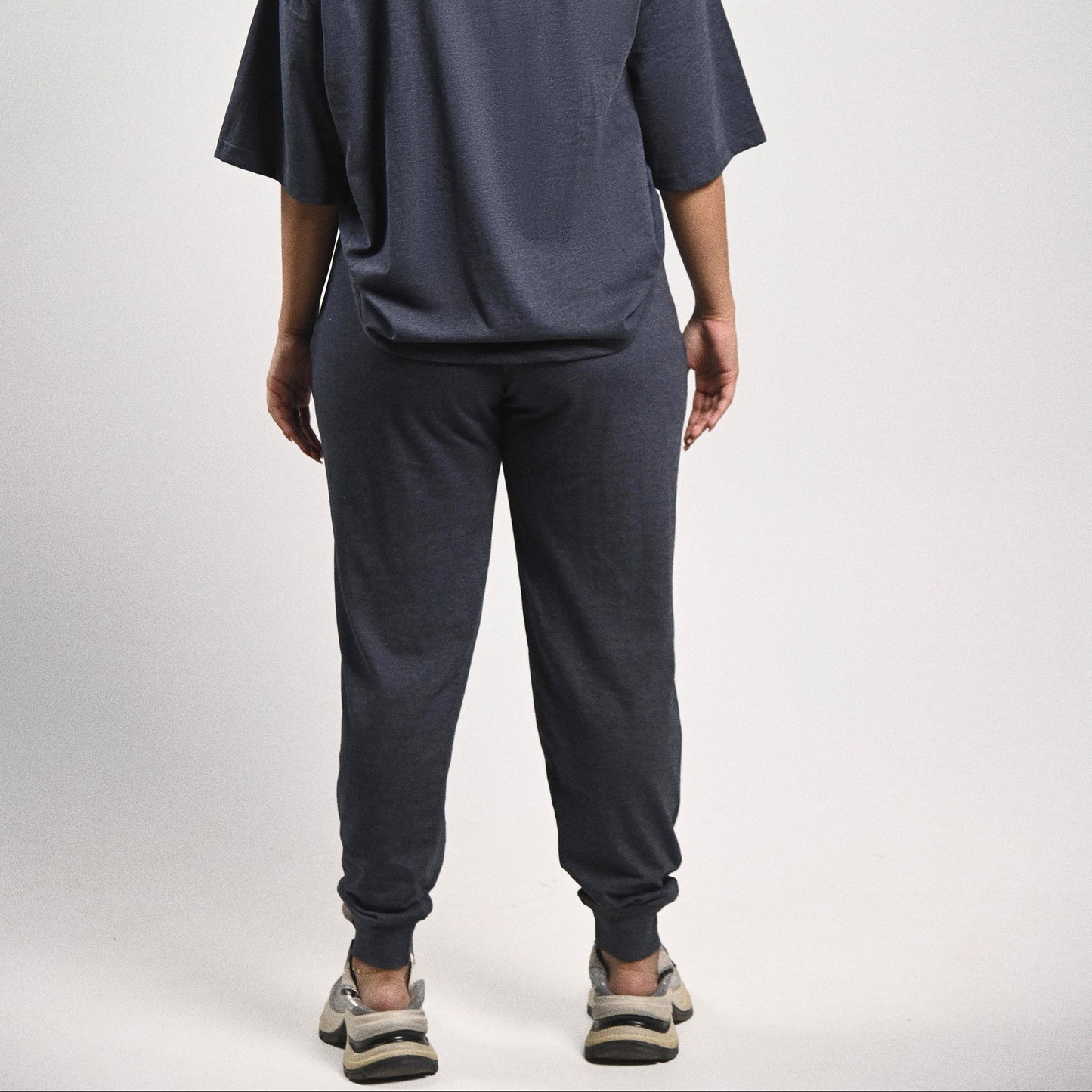 Pretty Solid Jogger Pants — Navy Blue (Men and Women)