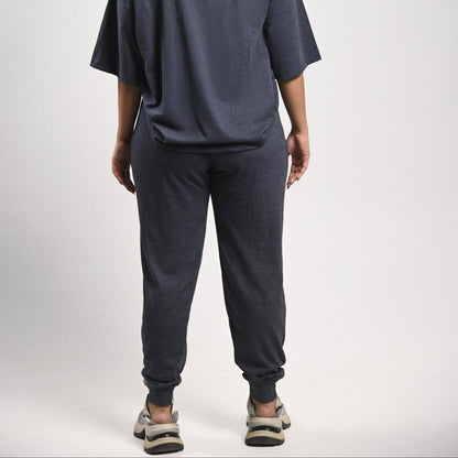 Pretty Solid Jogger Pants — Navy Blue (Men and Women)