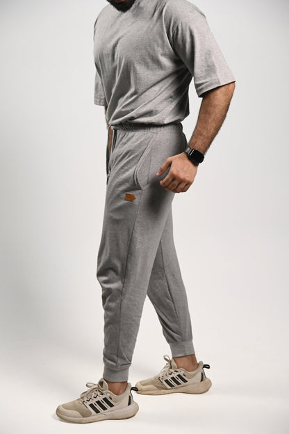 Pretty Solid Jogger Pants — Grey (Men and Women)