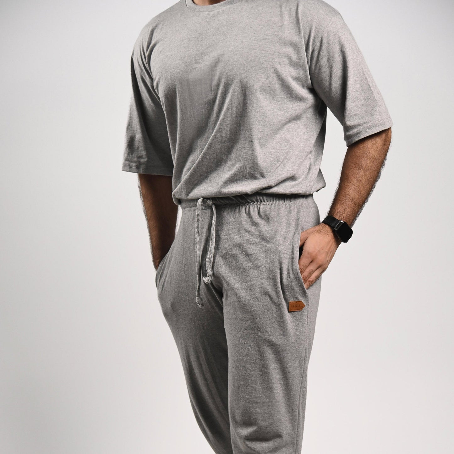 Pretty Solid T Shirt — Grey (Loose Fit Men)