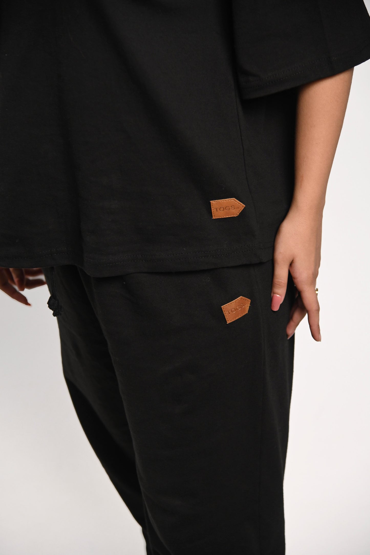 Pretty Solid Jogger Pants — Black (Men and Women)