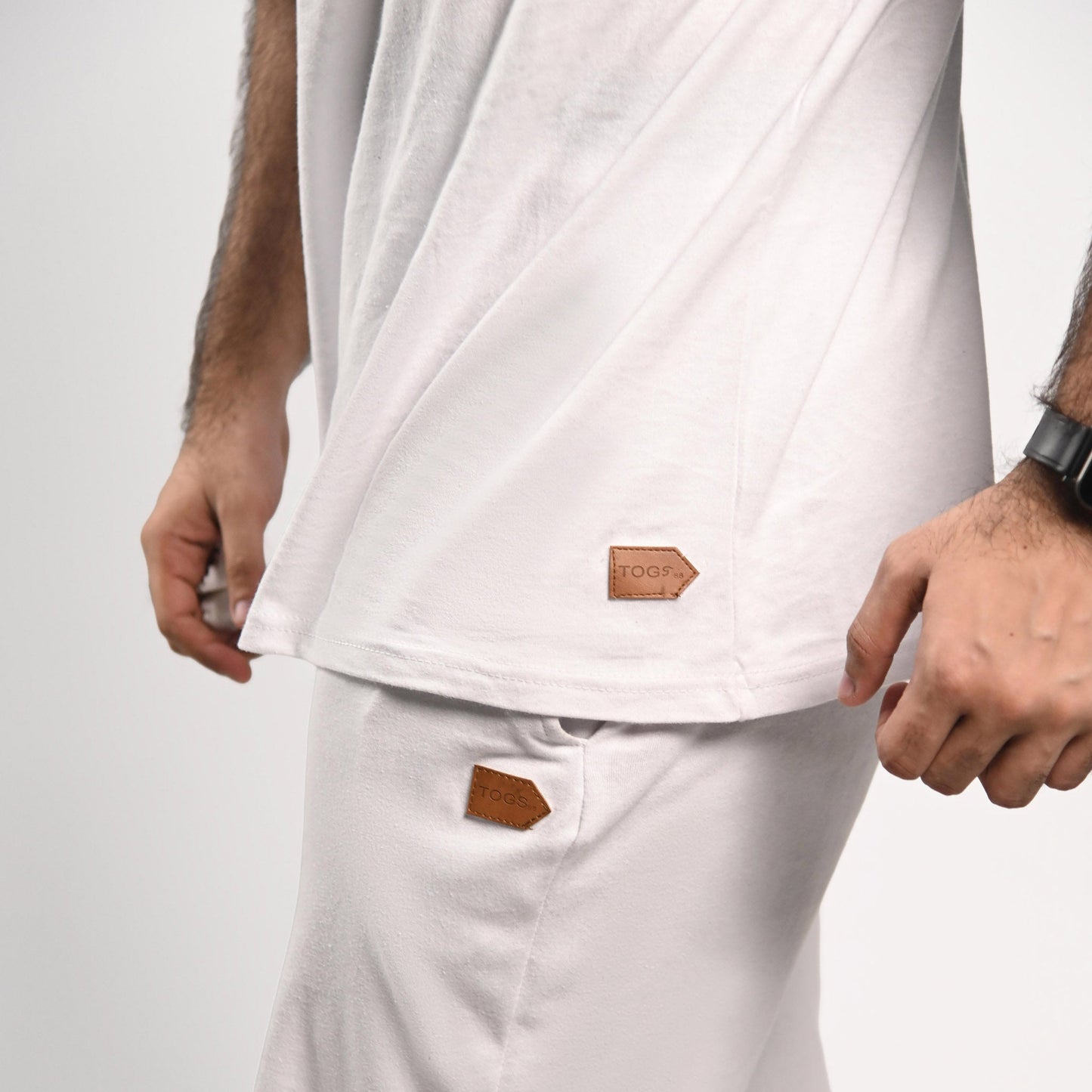 Pretty Solid T Shirt — White (Loose Fit Men)