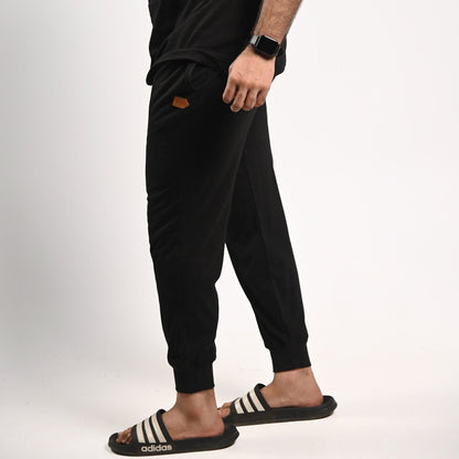 Pretty Solid Jogger Pants — Black (Men and Women)