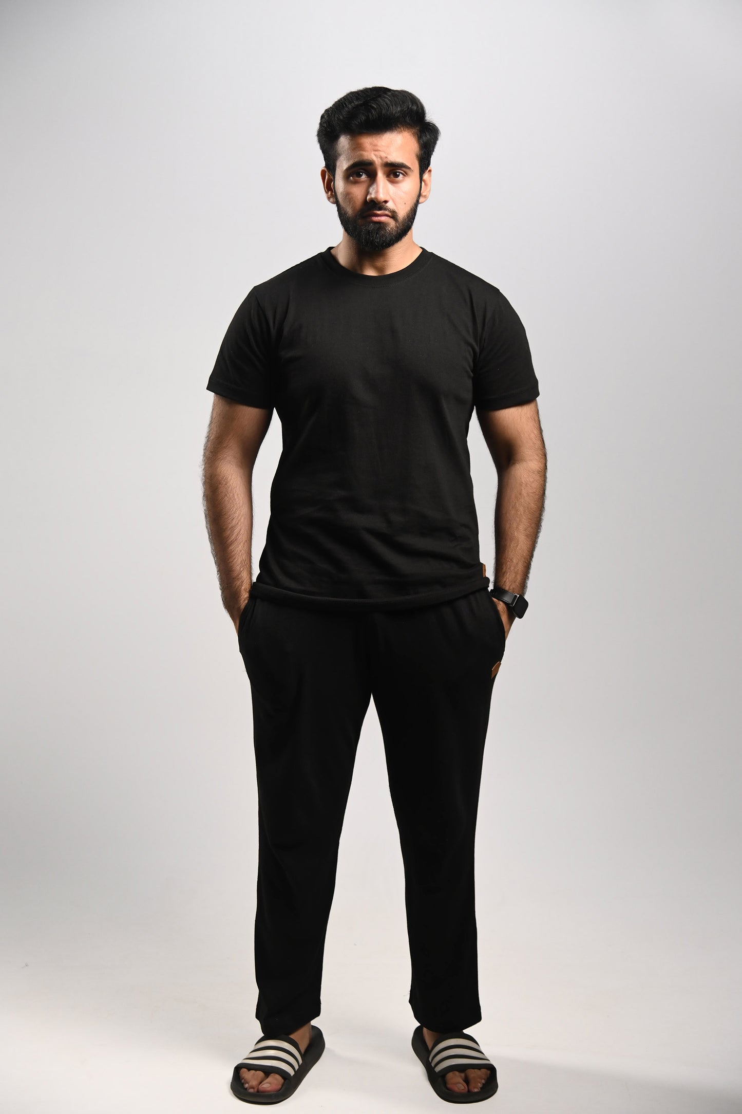 Pretty Solid Relaxing Trouser + T-Shirt Bundle (Men)