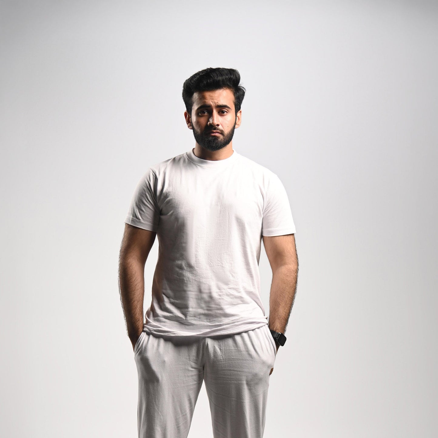 Pretty Solid T Shirt — White (Regular Fit — Unisex)