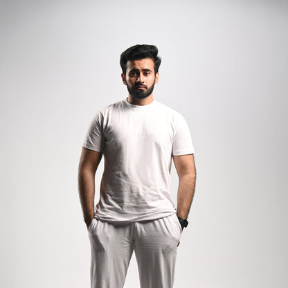 Pretty Solid T Shirt — White (Regular Fit — Unisex)