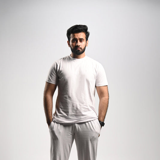 Pretty Solid T Shirt — White (Regular Fit — Unisex)