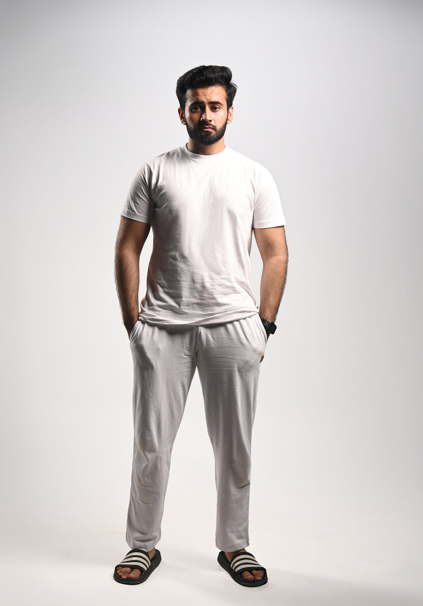 Pretty Solid Relaxing Trouser + T-Shirt Bundle (Men)