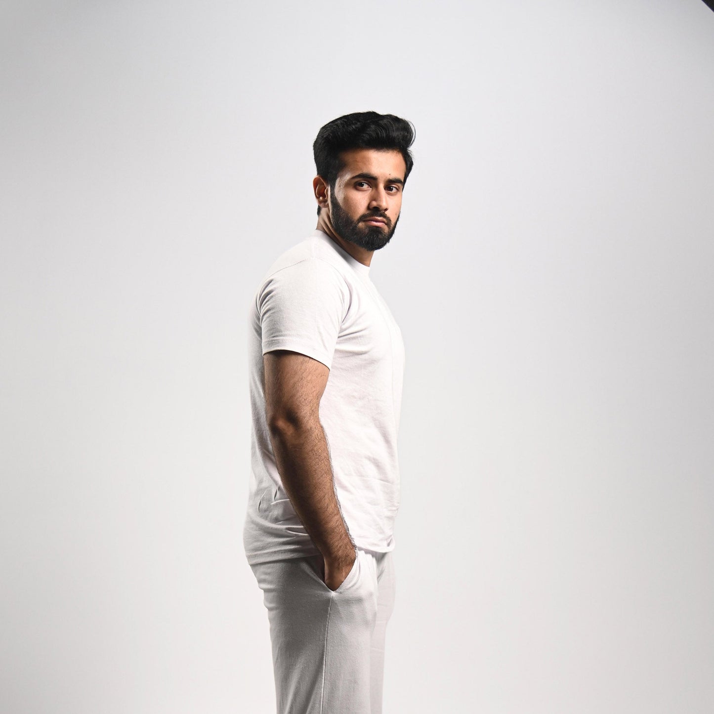 Pretty Solid T Shirt — White (Regular Fit — Unisex)