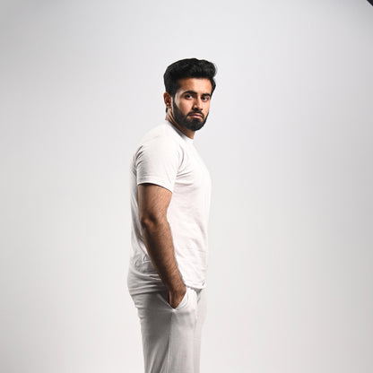 Pretty Solid T Shirt — White (Regular Fit — Unisex)