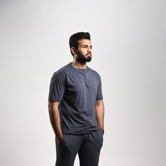 Pretty Solid T Shirt — Navy (Regular Fit — Unisex)