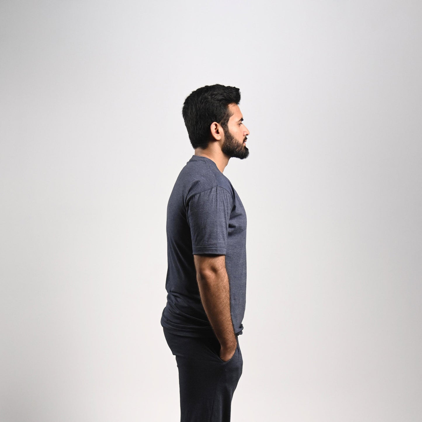 Pretty Solid T Shirt — Navy (Regular Fit — Unisex)