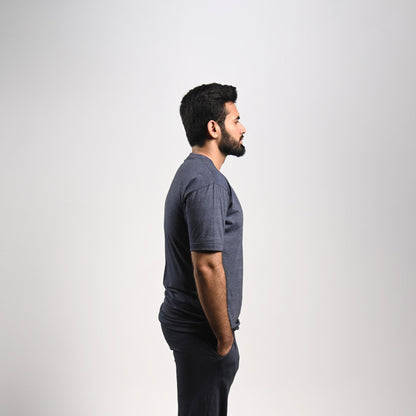 Pretty Solid T Shirt — Navy (Regular Fit — Unisex)