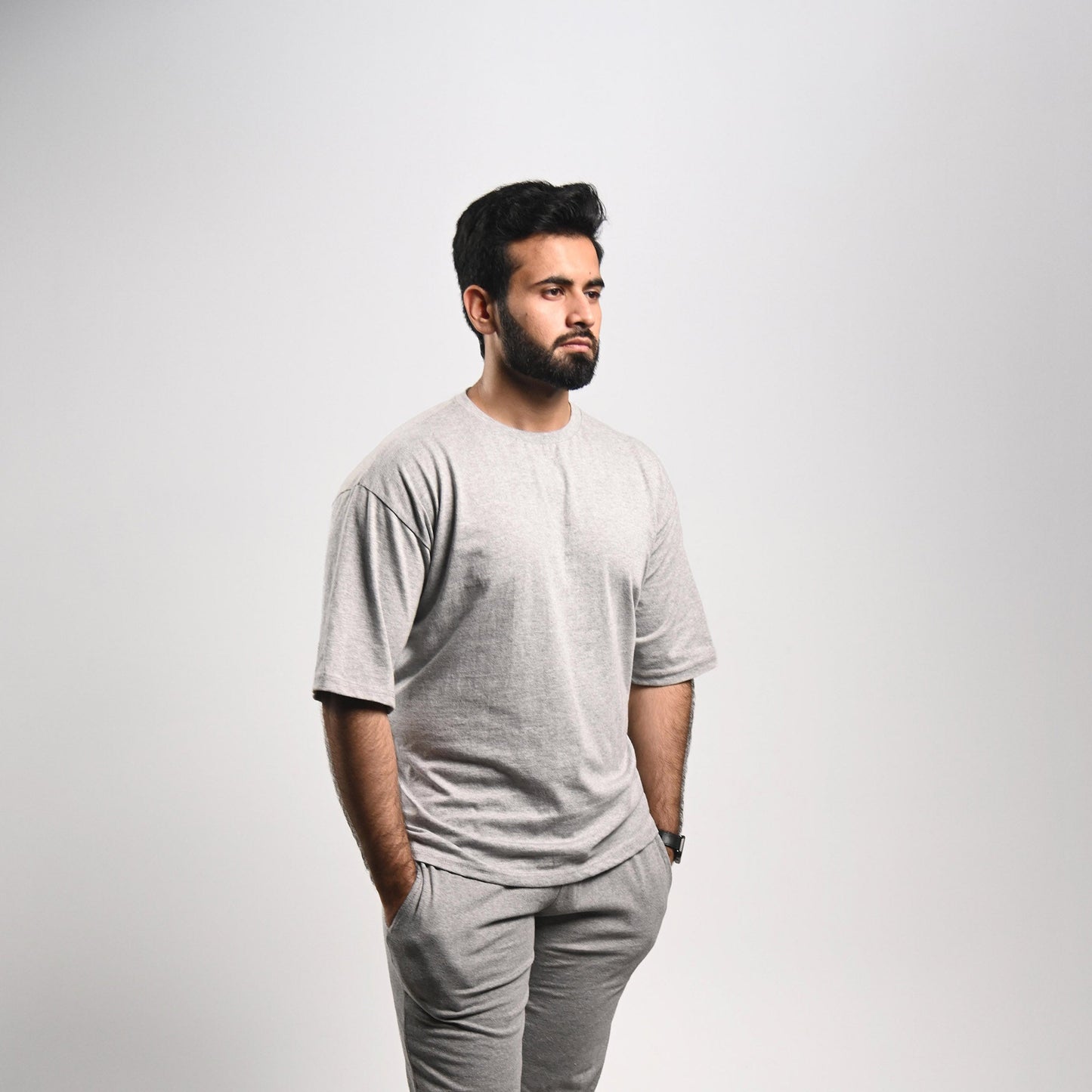 Pretty Solid T Shirt — Grey (Regular Fit — Unisex)