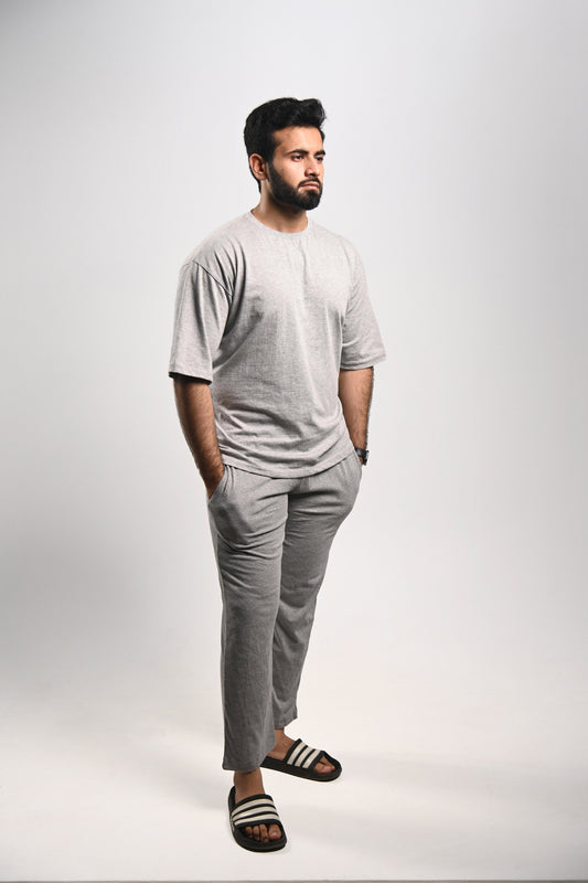 Pretty Solid Relaxing Trouser — Grey (Men and Women)