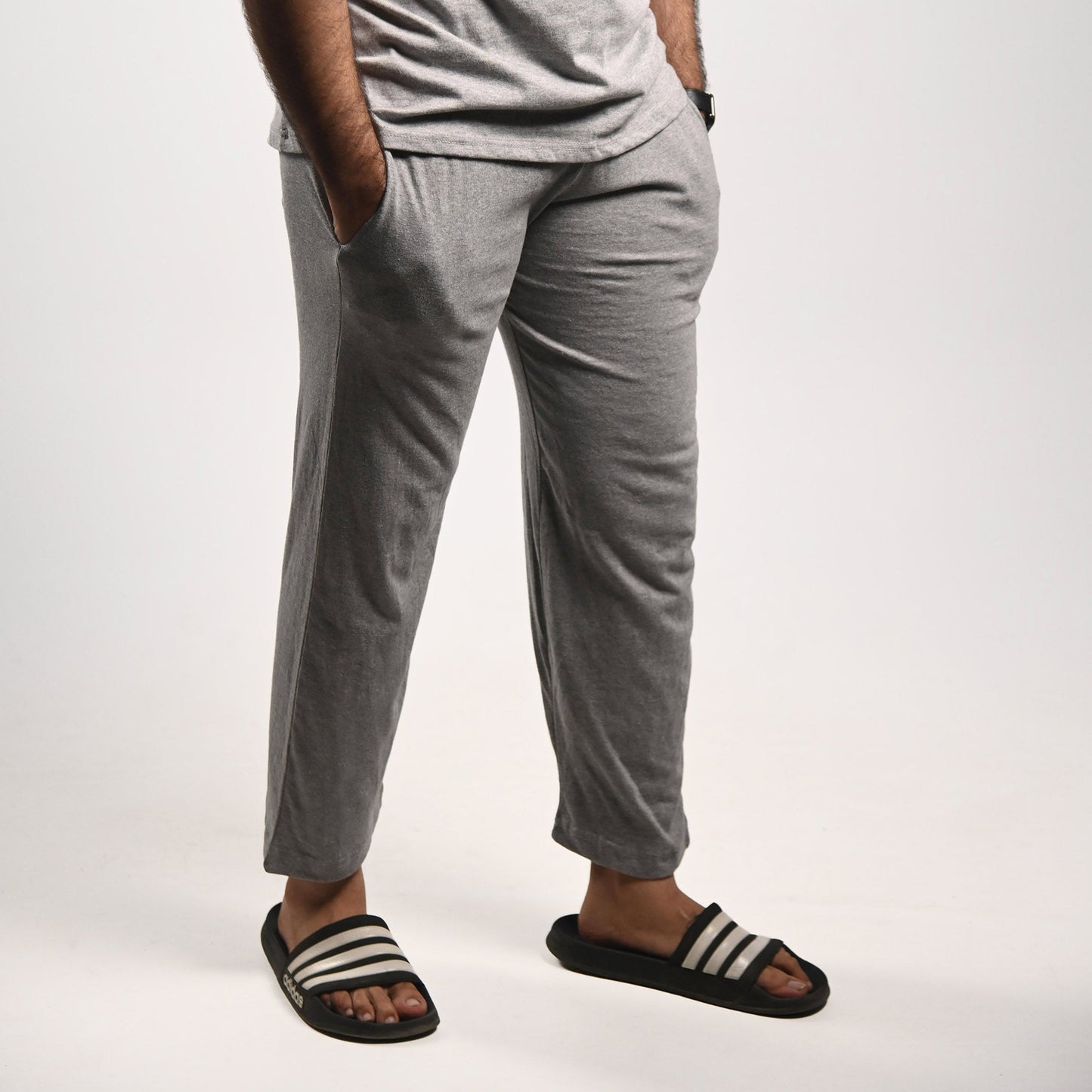 Pretty Solid Relaxing Trouser — Grey (Men and Women)