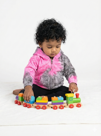 Infant Everyday Tie-Dye Fleece Jacket