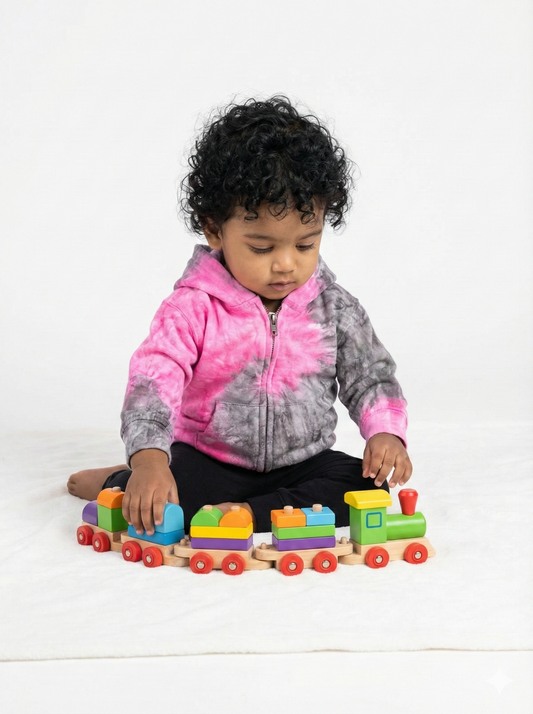 Infant Everyday Tie-Dye Fleece Jacket