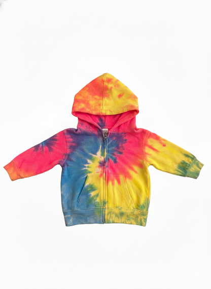 Infant Tie-Dye Cozy Zipper Jacket