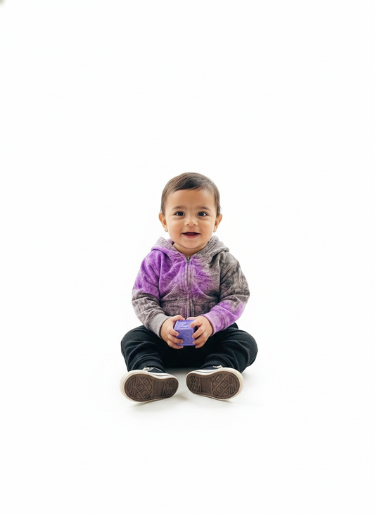 Infant Soft Fleece Tie-Dye Hoodie