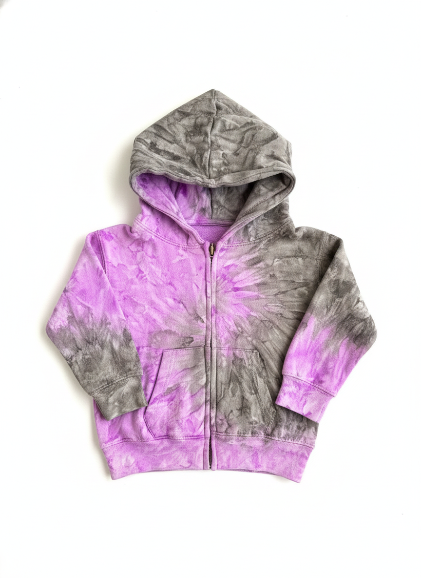 Infant Soft Fleece Tie-Dye Hoodie