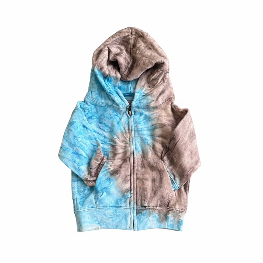 Little Cozy Tie-Dye Fleece Jacket