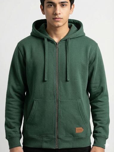 TOGS Essential Zip Hoodie (MILITARY GREEN)