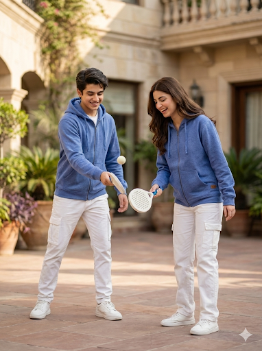 TOGS Essential Zip Hoodie (POWDER BLUE)