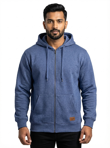 TOGS Essential Zip Hoodie (POWDER BLUE)