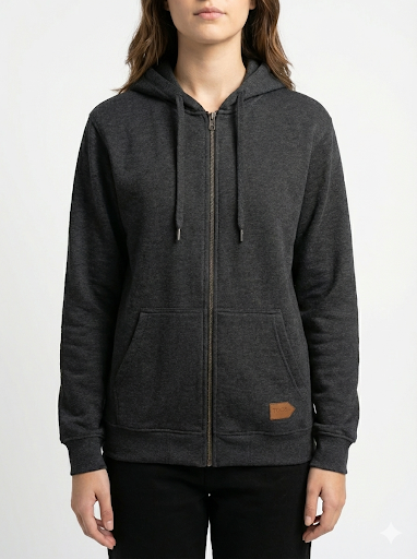 TOGS Essential Zip Hoodie (CHARCOAL)