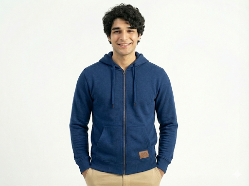 TOGS Essential Zip Hoodie (BRIGHT BLUE)