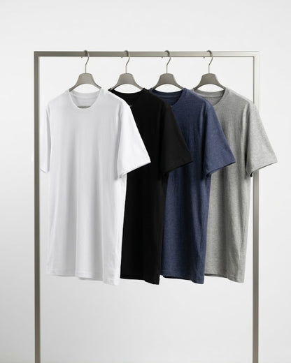 Pretty Solid Relaxing Trouser + Regular Fit T-Shirt Bundle ( Men )