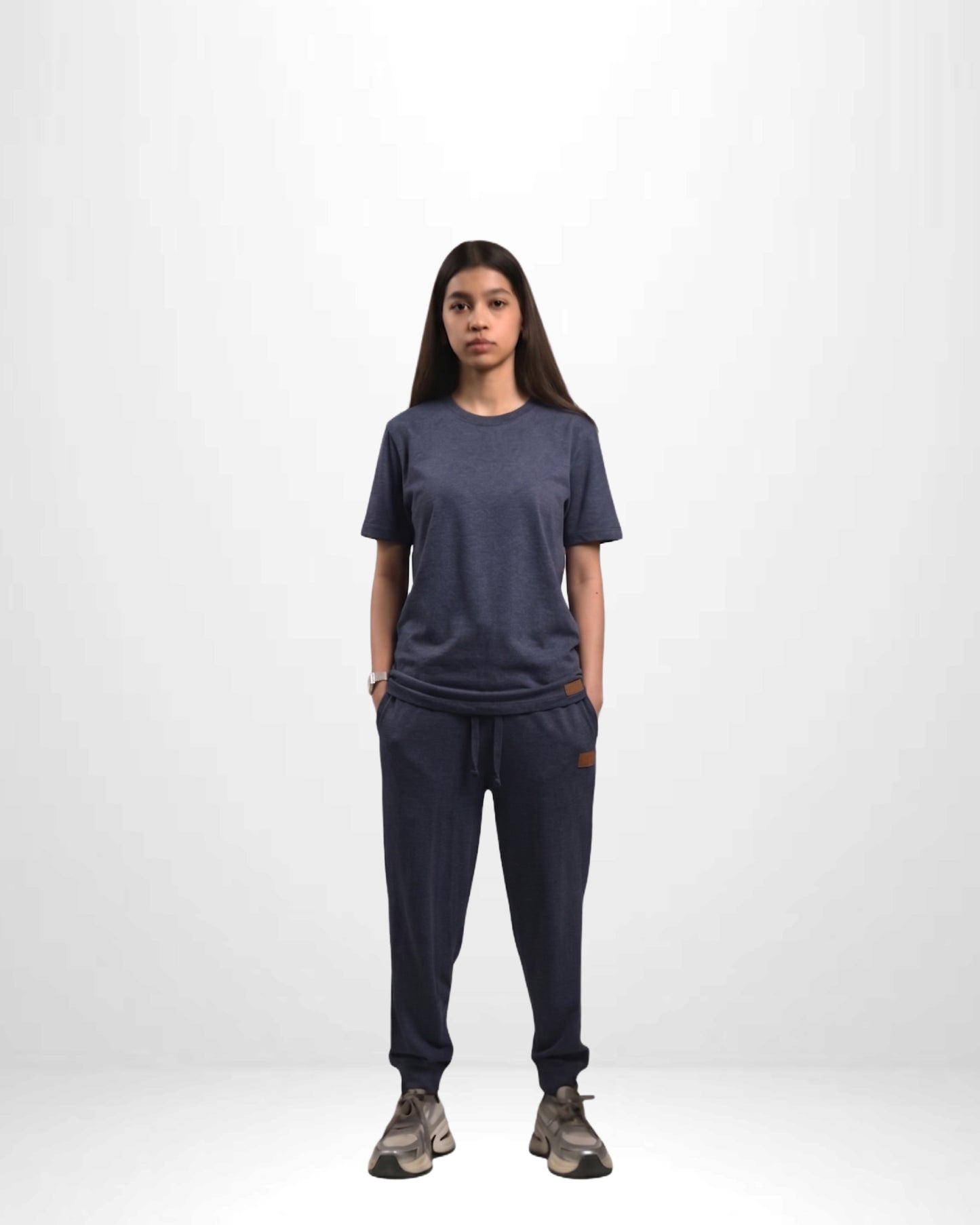 Pretty Solid Jogger Pant + Regular Fit T-Shirt Bundle ( Women )