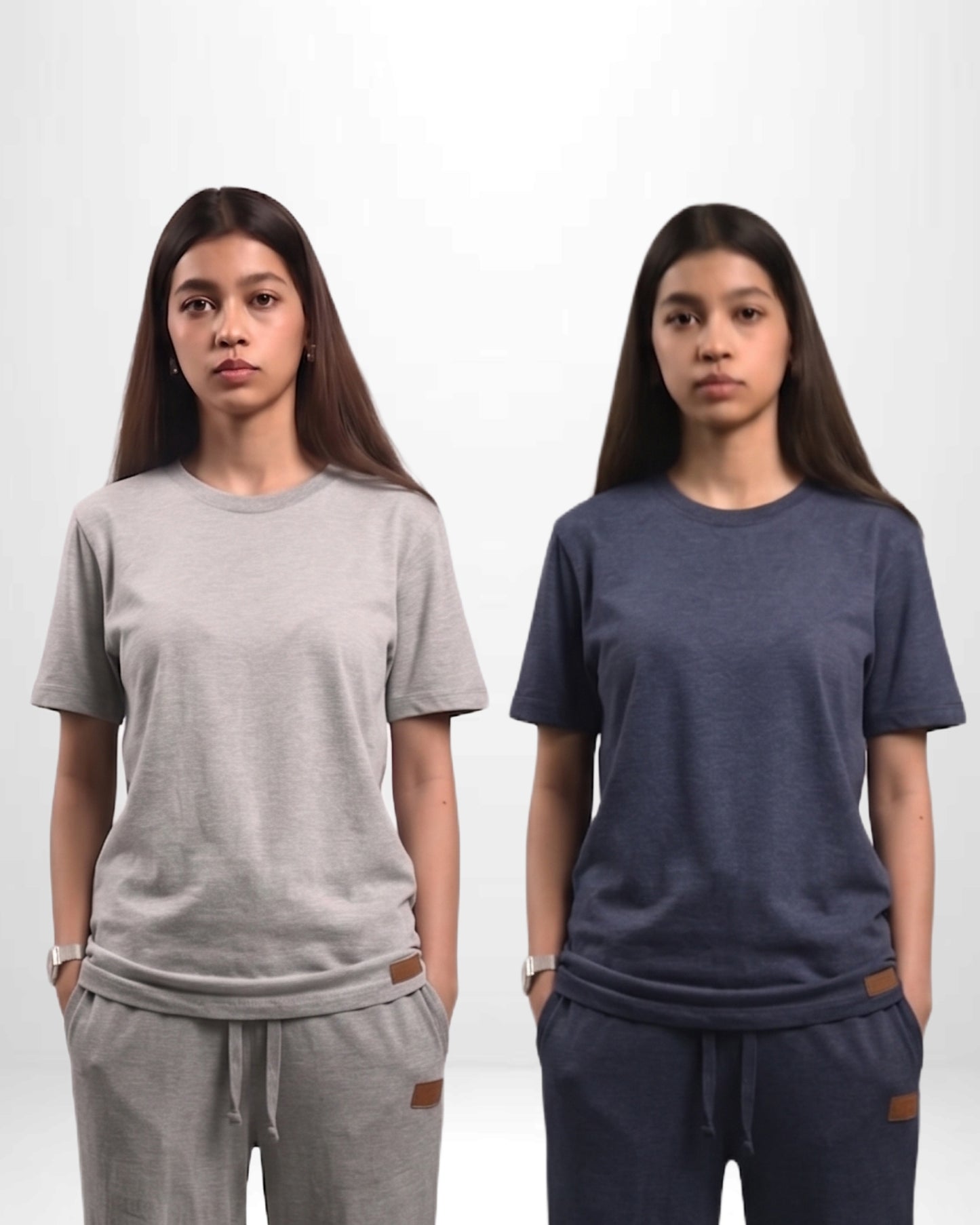 Pretty Solid Jogger Pant + Regular Fit T-Shirt Bundle ( Women )
