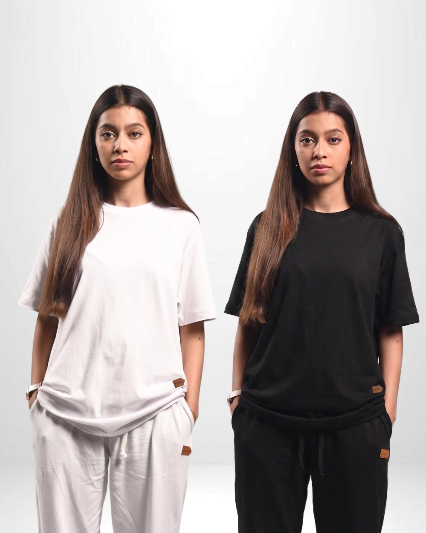 Pretty Solid Jogger Pant + Regular Fit T-Shirt Bundle ( Women )