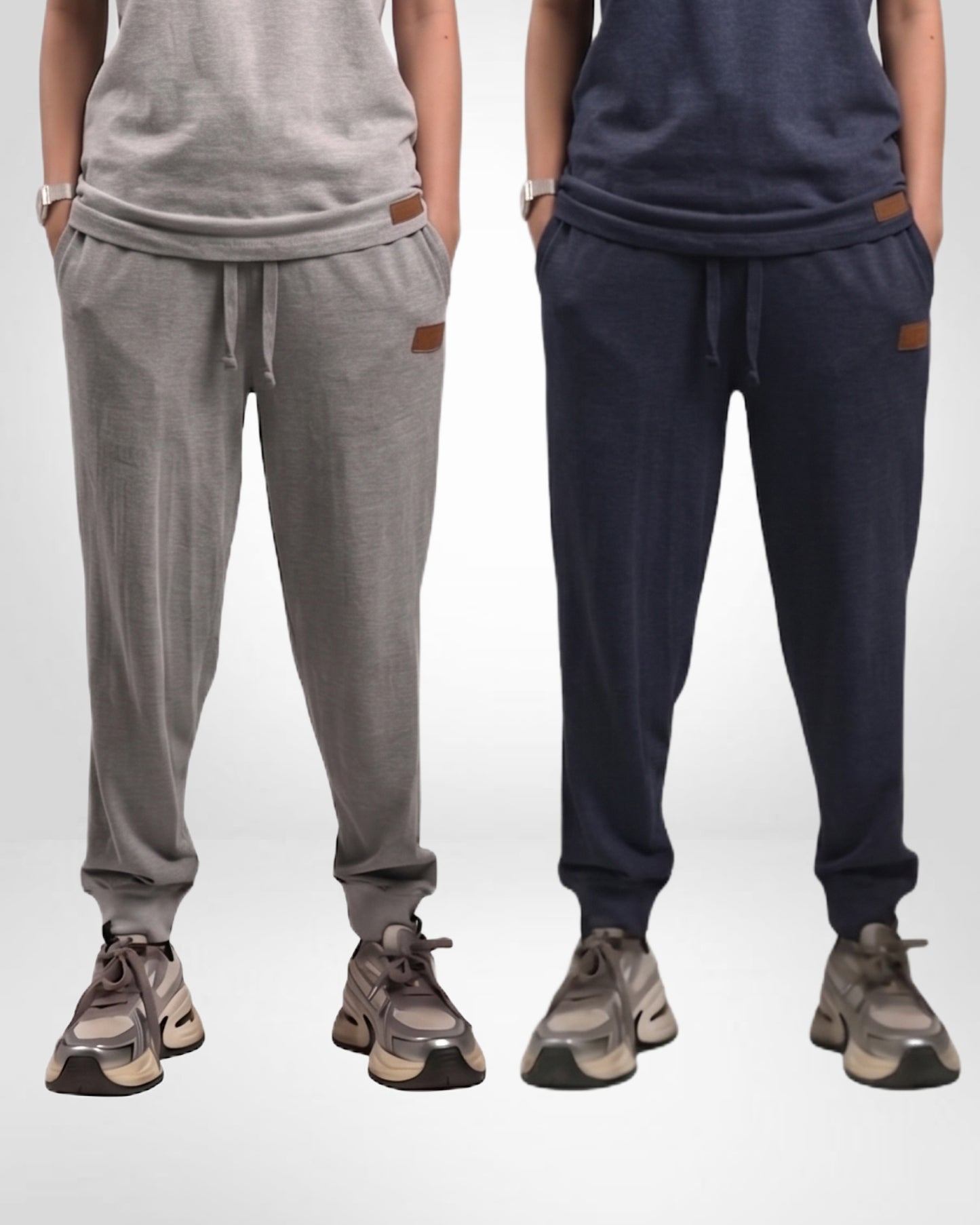 Pretty Solid Jogger Pant + Regular Fit T-Shirt Bundle ( Women )