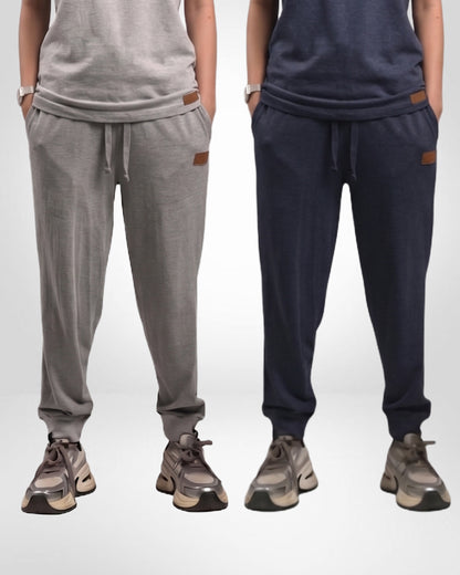 Pretty Solid Jogger Pant + Regular Fit T-Shirt Bundle ( Women )